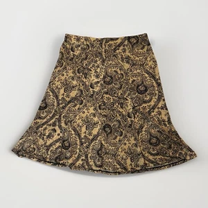 George Stretch Rock Gr. M (8/10) Elasthan gold schwarz Paisley fließend - Bild 1 von 7