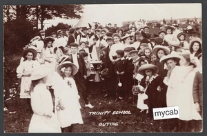 Postcard Weymouth Dorset early Trinity School Outing children RP Weeks Gimblett - Picture 1 of 2