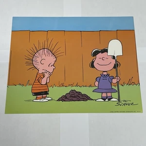 Schulz 1964 United Features Syndicate Inc. Linus & Lucy Peanuts Original Print - Picture 1 of 6