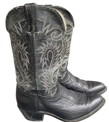 Botas vaqueras de cuero negras Durango DB420 para hombre EE. UU. 10,5 EE Foto 1 de 4