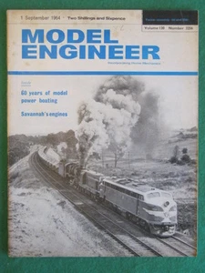 MODEL ENGINEER - SAVANNAH'S ENGINES - 1 Sept 1964 vol 130 #3256 - Imagen 1 de 1