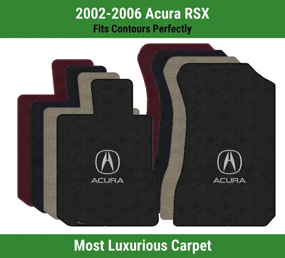 Alfombrillas de primera fila Lloyd Luxe para '02-06 Acura RSX con Acura A con logotipo de Acura Foto 1 de 4