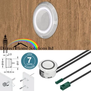 Loox5 24V Dimmer Switch With Touch Function Modular Silver 833.89.039 Hafele - Picture 1 of 9