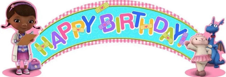 Hallmark Doc McStuffins Birthday Banner (5ft)   - Image 1 of 1