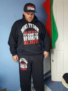 MIKE TYSON IRON MIKE HOODY HOSE MÜTZE SET TRAINING OUTFIT TYSONS GYM NEWYORK - Bild 1 von 4