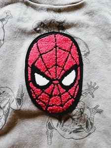 Marvel Boy's Tan Long Sleeve Spiderman Pullover Sweater 5T - Picture 1 of 7