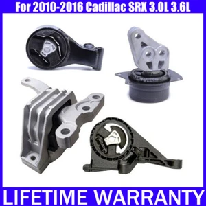 4pcs Engine & Trans Mount Set for 2010-2016 Cadillac SRX 3.0L 3.6L FWD for Auto - Picture 1 of 12