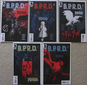 B.P.R.D. 1946 #1-5 Dark Horse Comics (5) Complete Set 2007 VF to NM Mike Mignola - Picture 1 of 1