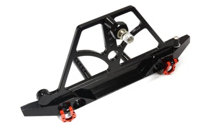 Alloy Machined Realistic Rear Bumper for 1/10 Scale Crawler w/ 43mm Mount - Image 1 of 4