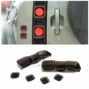 ABS Blackened Rear Tail Light Lampshade Cover Case For Land Rover Defender 20-22 - Picture 1 of 11