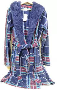 NEW/NWT Vera Bradley VB Hooded Soft Fleece Cozy Life Robe Tartan Plaid XMAS S/M - Picture 1 of 7