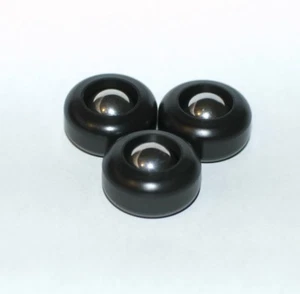 Rare MARBLE ROLLER PUCKS (3) for Stiga Table Rod Hockey Games, Plays Fast, NEW - Picture 1 of 1