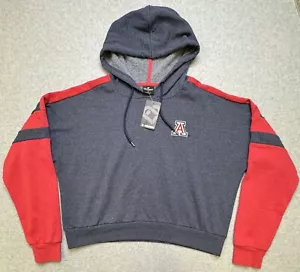 University of Arizona Wildcats Hoodie Womens Large Blue Sweatshirt Colosseum - Picture 1 of 7