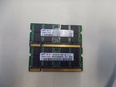 Samsung 2x2GB 2Rx5 Pc-64000S-666-12-E3 Laptop RAM #SU-285 - Image 1 of 2
