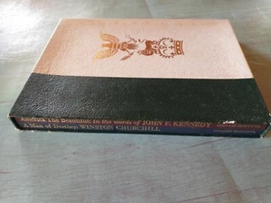 Kennedy-Churchill 2-Book Set - Encyclopedia Britannica - Historical Collectible - Picture 1 of 9