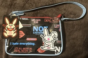 Vintage Y2K Happy Bunny Mini Purse NWT NEW - Picture 1 of 5