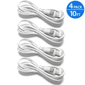 4x 10FT USB-C Cable Type C Charger For Samsung Galaxy S8 S9 S10 Plus Note 8 9 10 - Picture 1 of 7