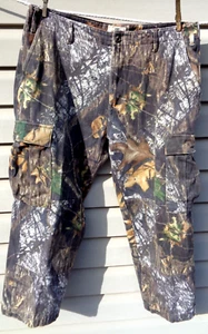 Men's MOSSY OAK Apparel ~ 4419 CAMO CARGO PANTS 38x34 ~ Hemmed to 38 x 25 - Picture 1 of 6