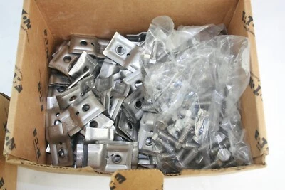 Box of 50 Eaton B-Line 9SS6-1208NB Comb Clamp Hold Down