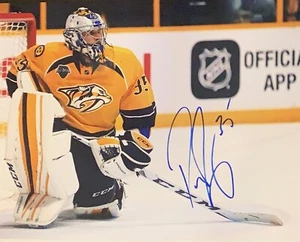 PEKKA RINNE SIGNED AUTOGRAPHED 8X10 PHOTO NASHVILLE PREDATORS STAR GOALIE - Picture 1 of 1