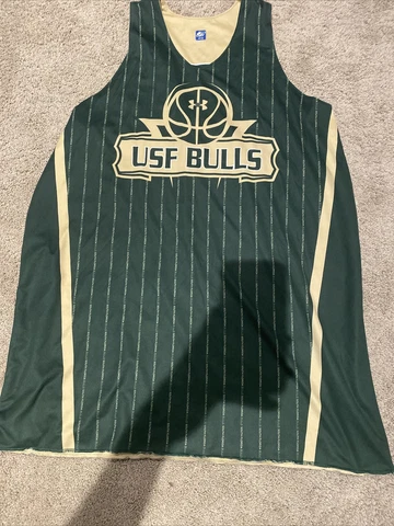 USF Basketball 2012 Tournament South Florida Bulls Under Armour Practice Jersey Cover