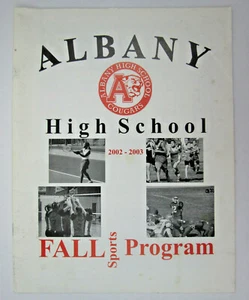 Anuario pumas del programa deportivo de otoño 2002-2003 de Albany High School California - Imagen 1 de 9