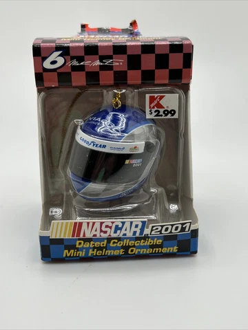 Trevco Viagra Nascar Mark Martin #6 Helmet 2001 Racing Mini Ornament Cover