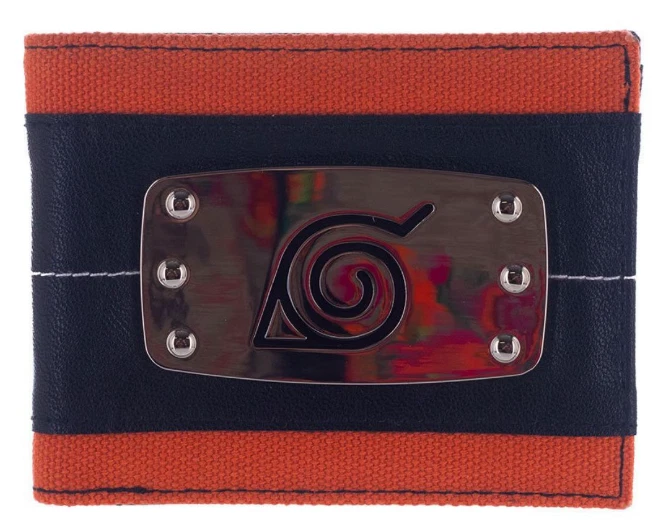 Naruto Metal Badge Bi-Fold Wallet - Image 1 of 1