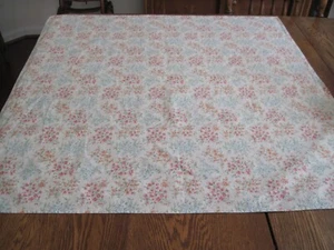 Longaberger 36" x 36” Table Square/Overlay Table Cloth Vintage Blossoms Fabric - Picture 1 of 4