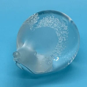 Mats Jonasson Crystal Hedgehog Figurine Paperweight - Picture 1 of 7