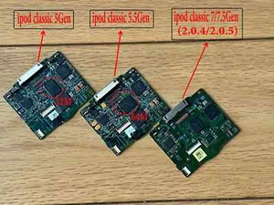 Scheda logica scheda madre 32M 64M per IPod Classic 7.5/7th 5.5th 5th 30GB 60GB 80GB - Foto 1 di 8