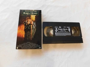 Robin Hood Prince of Thieves VHS Kevin Costner Rated PG-13 1991 Warner Home Vide - Picture 1 of 3