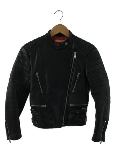 CELINE giacca blouson da cavaliere in pelle di agnello nero taglia 38 per donna donna