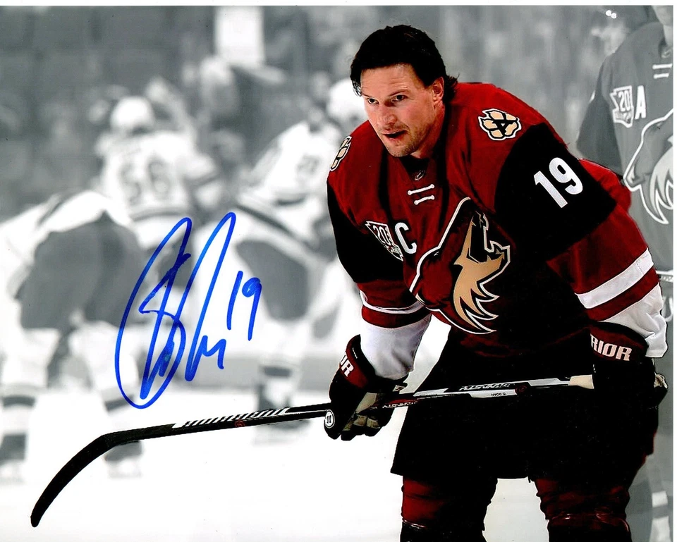 SHANE DOAN PHOENIX COYOTES COLOR POP EDIT 8X10 AUTOGRAPHED SIGNED PHOTO COA - Image 1 of 1