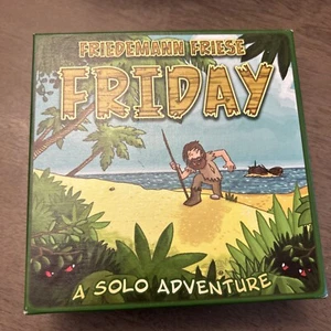 Friedmann Friese Friday Card Game A Solo Adventure Complete Survival RPG 1 play - Picture 1 of 5
