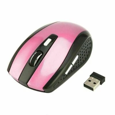 2 Wireless Optical Mouse Mice 2.4GHz USB Receiver For Laptop PC Computer DPI USA - Image 1 of 4