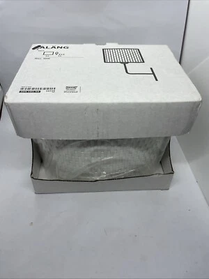 Nueva lámpara de pared con pantalla tejida blanca IKEA Alang base plateada 16746 Foto 1 de 4