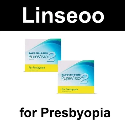 1 oder 2x 6er Boxen Pure Vision 2 for Presbyopia Monatslinsen von Bausch&Lomb - Bild 1 von 4