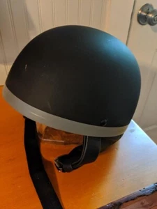 HCI half shell retro vintage look motorcycle helmet - Picture 1 of 8