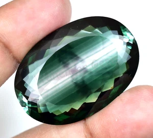 Natürlicher zweifarbiger Turmalin 70,75 ct große Größe oval zertifiziert loser Edelstein - Bild 1 von 7