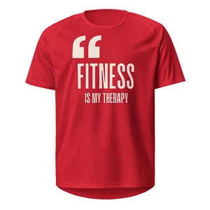 Fitness is My Therapy Unisex Sporttrikot | Atmungsaktiv & Bequem Gym Wear - Bild 1 von 9