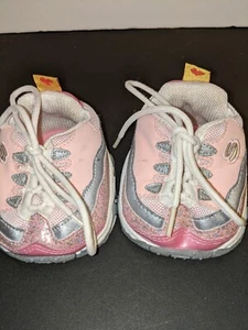 Build-A-Bear Workshop Pink Glitter Sketchers Tennis Shoes Stuffed Animal - Picture 1 of 2