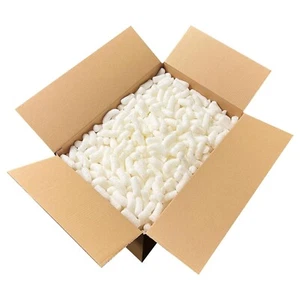 1.5 Cubic ft Packing Peanuts Biodegradable Eco Flo Protective Void Filler - Imagen 1 de 2
