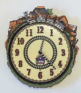 Lionel Train Clock Centennial 1900-2000 Round Wall Clock Works