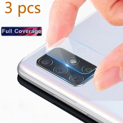 Glass Camera Lens For Samsung Galaxy A71 A51 A31 A21S Tempered Protector HD - Image 1 of 4