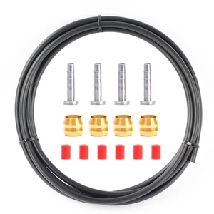 Fahrrad Hydraulische Scheibenbremsleitung Leitung mit Messing Olive und Widerhaken Montagesatz mit... - Bild 1 von 5