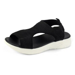 New Women's Beach Shoes Flat Sandals Open Peep Toe Leightweight Casual GX - Picture 1 of 21
