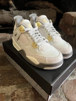 Air Jordan 4 Retro SE GS Talla 4Y, Fotón Polvo/Vainilla Pálida, DV2262-021 Foto 1 de 4