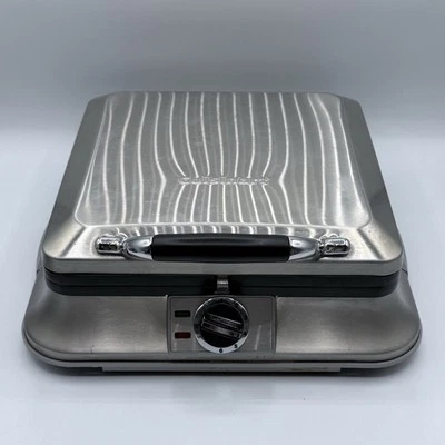 Gofrera belga cuadrada Cuisinart de 4 rebanadas WAF-4B probada funcionando Foto 1 de 4