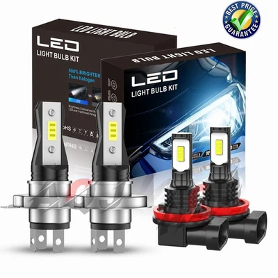 For Suzuki S-Cross 2015-2019 Combo LED Headlight High/Low Beam Fog Light 4X Bulb - Imagem 1 de 4